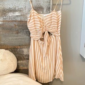 striped sun dress